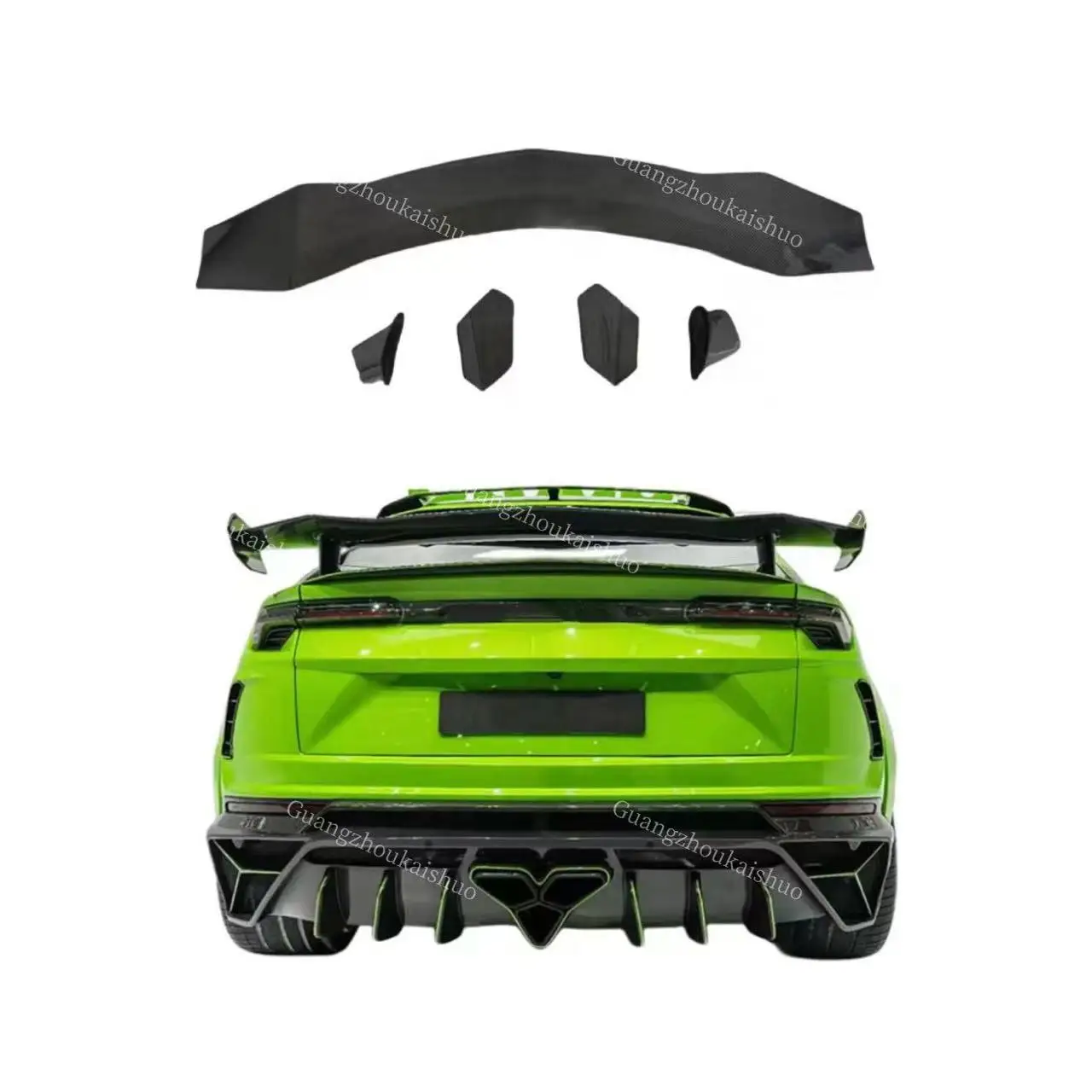 

MSY Style Carbon Fiber Body Kit Rear Spoiler Tail Wing for Lambo URUS 2018-