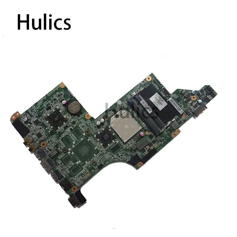 Hulics ใช้แล้ว 605496   สําหรับ HP Pavilion DV7 DV7-4000 แล็ปท็อป DDR3 605496 -001 บอร์ด DA0LX8MB6D0