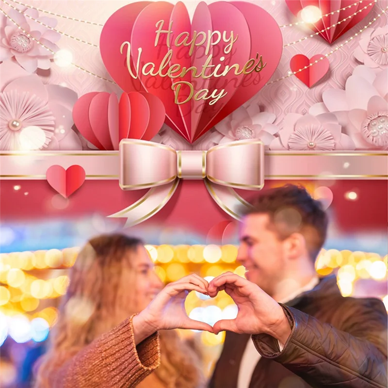 

M20K 210X150cm Valentine's Day Background Cloth Flower Love Party Decoration Multifunctional Photography Backdrops,F Easy To Use