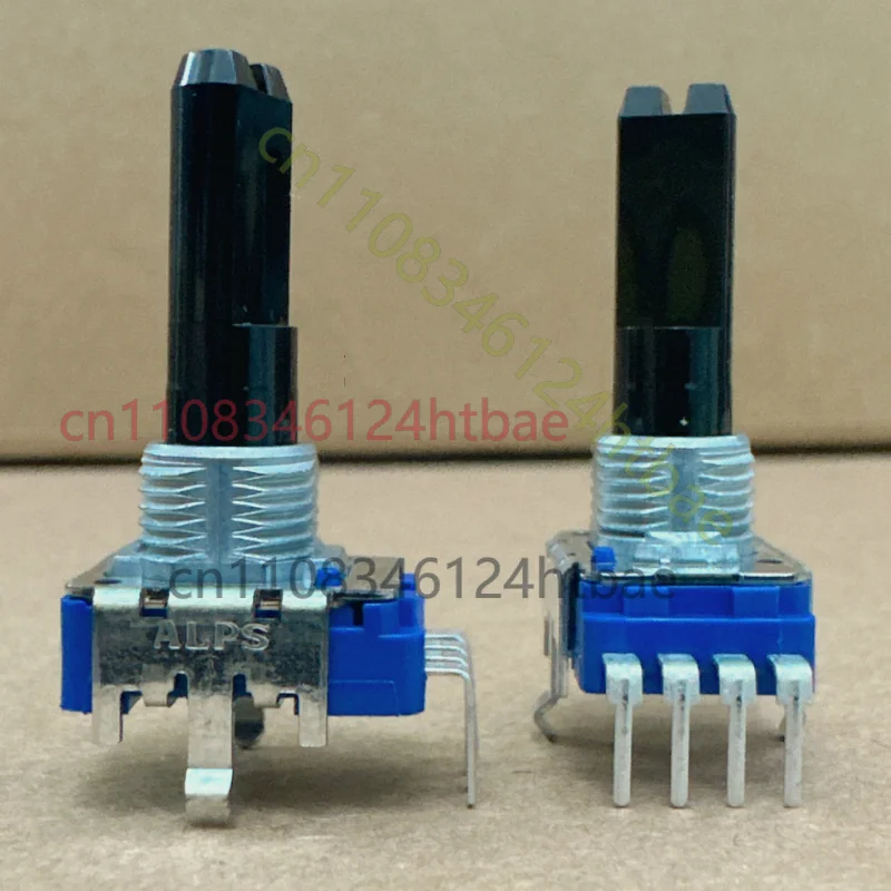 For 50PCS ALPS RK11 103B Single Turn Potentiometer 4Pin With Midpoint Fit Pioneer DDJ-400 DDJ-FLX6 Volume Knob Replacement