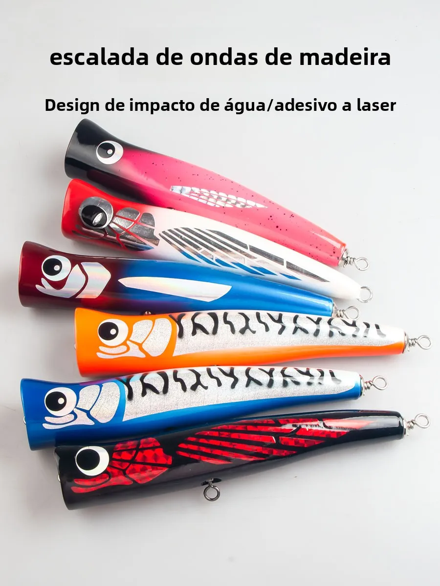 ヤジエ木製ポッパー-ルアー-28mm-00g-海釣り-ドラッグフィッシング-ウェーブクローリング-アウトドア-キャンプ-旅行用品-トラウト-バス用