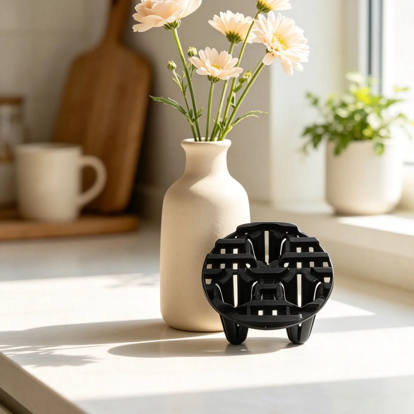 10Pcs Plant Pot Feet Risers Thickened Plastic Ventilated Flower Pot Elevator Anti-Rot Drainage Footstand for Indoor Outdoor
