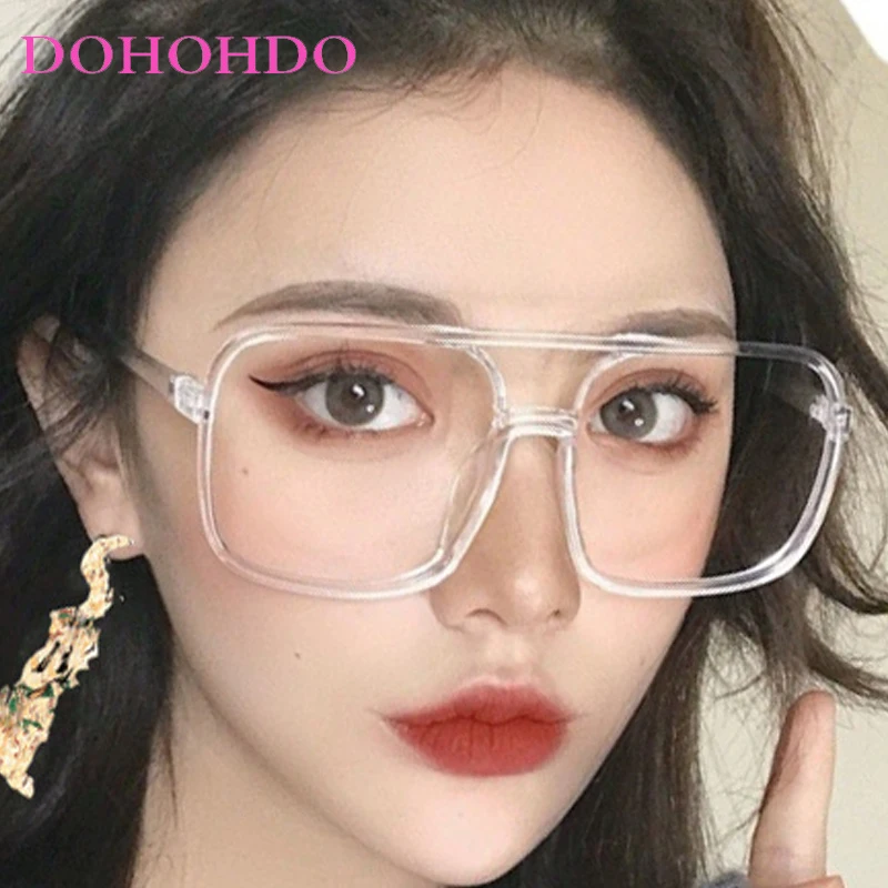 

Trendy Vintage Oversized Square Pilot Sunglasses Women Fashion Brand Designer Eyeglass Man Fishing Travel Driving Shades UV400