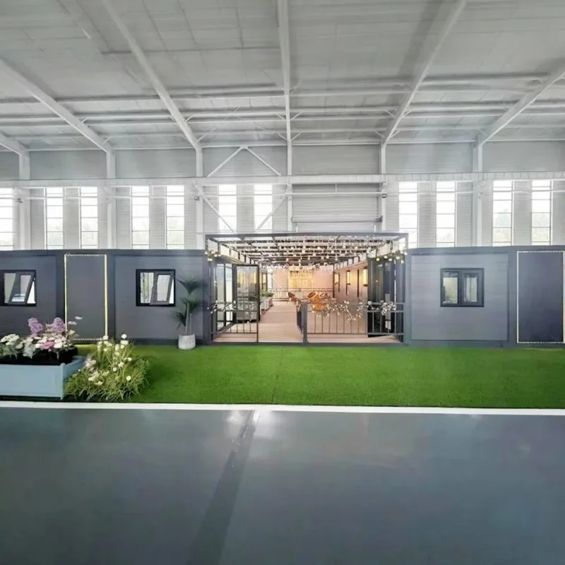 Customized Prefabricated House Modern Tiny Home 20/40Ft Modular House Expandable Container House Folding Container House