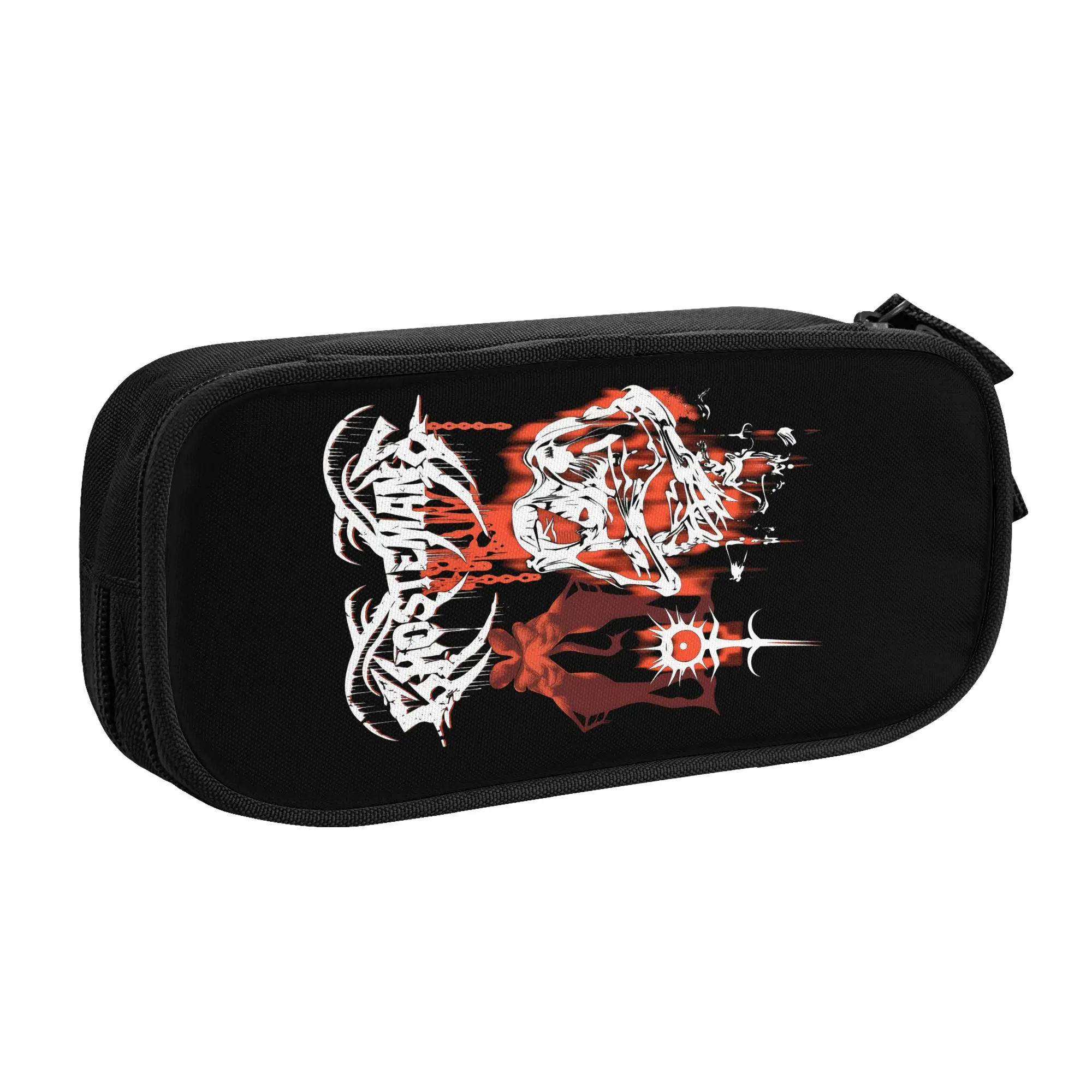 Rapper Heavy Metal Hip Hop Music Ghostemane  Cute Pencil Case Girl Boy Large Capacity  Pencil Bag Students Stationery