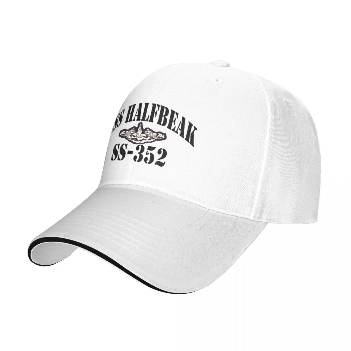 USS HALFBEAK (SS-352) STORE Baseball Cap fashionable Fishing cap Golf Hat Sunscreen Mens Hats Women's