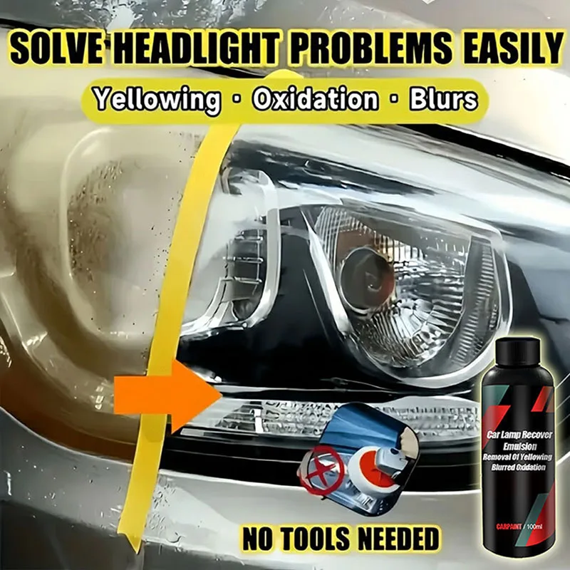 Cars Headlight Restoration Polishing Kits Headlamp  Cleaning Car Paste Paint Refurbish Agent Repair Kits Car Light Polisher