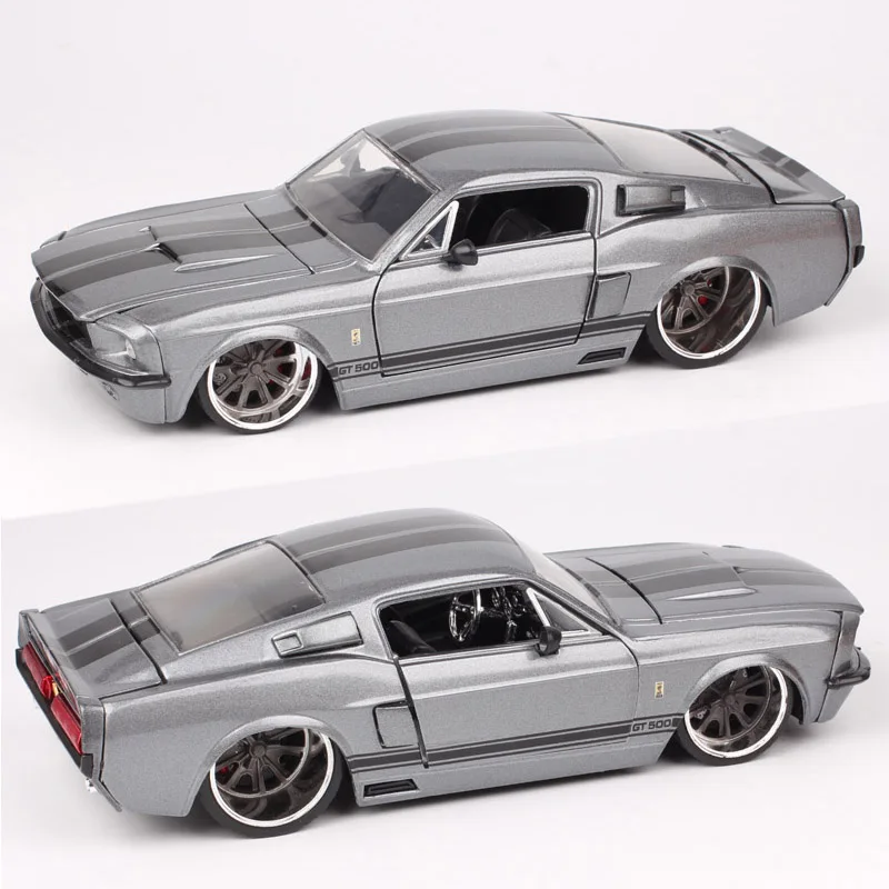 Car Only Classic Jada 1/24 Scale 1967 Ford Shelby GT500 Car Mustang Diecasts & Toy Vehicles Model Toy Miniatures Childrens