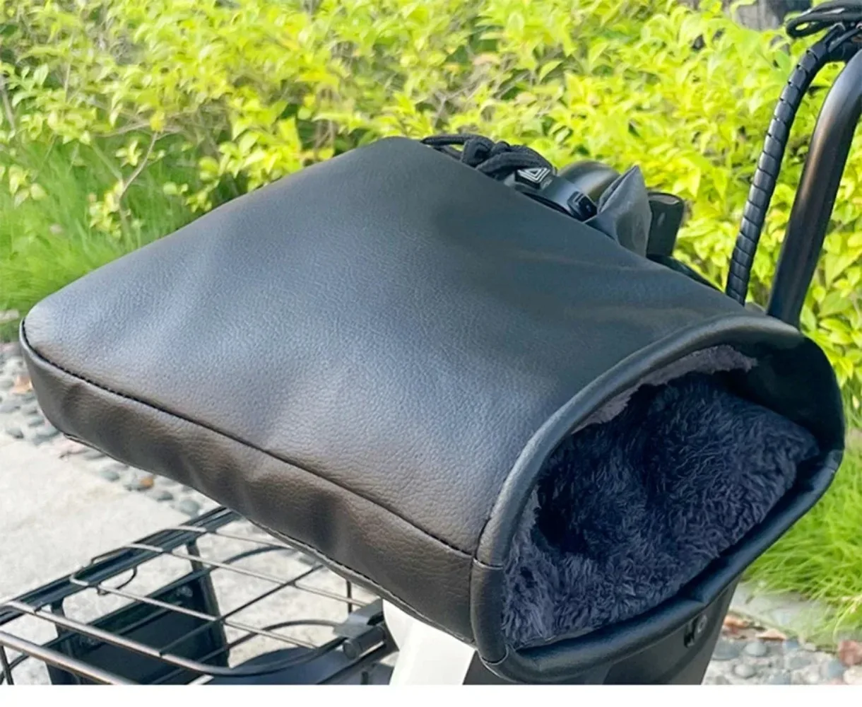 Waterproof Winter Handlebar Mitts Thermal Insulated Hand Covers for Bike Motorcycle Scooter Riding