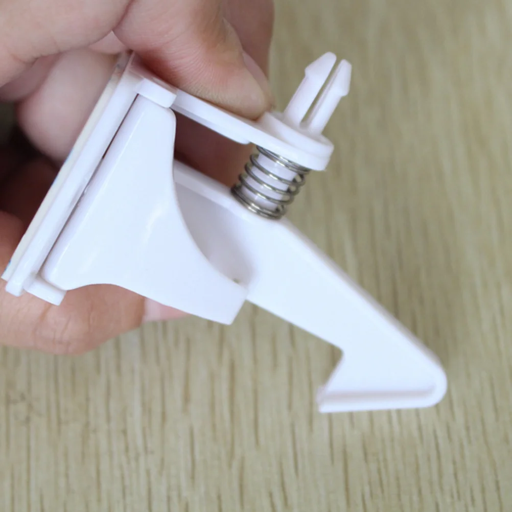 12 قطعة من أقفال خزانة سلامة الأطفال غير مرئية مقاومة للأطفال ومزالج درج متينة وقفل خزانة آمن لحماية الطفل