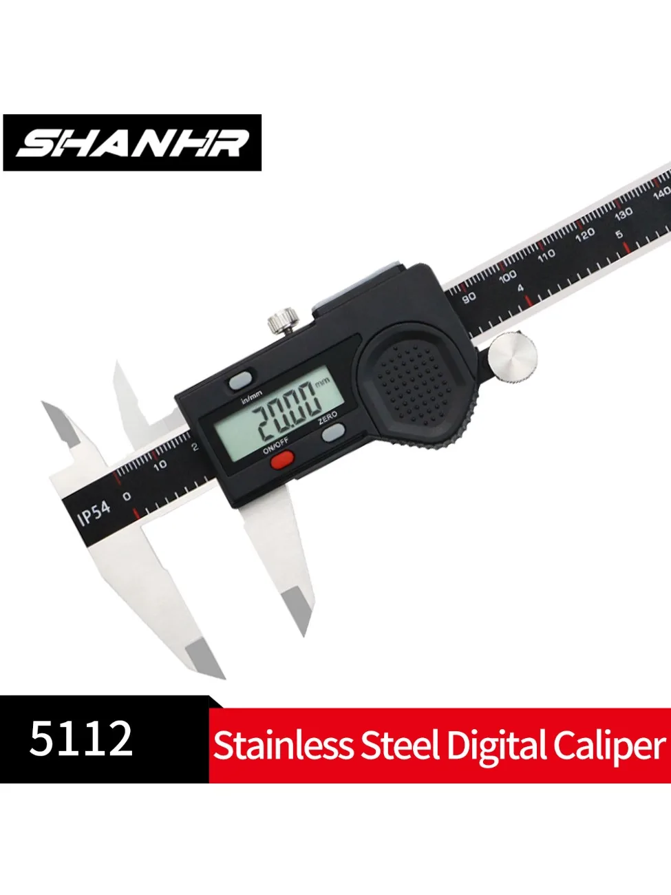 SHANHR Cyfrowa Suwmiarka Elektroniczna 150 mm Mikrometr Paquimetro Digital 150 mm Suwmiarka Ze Stali Nierdzewnej — zdjęcie 2