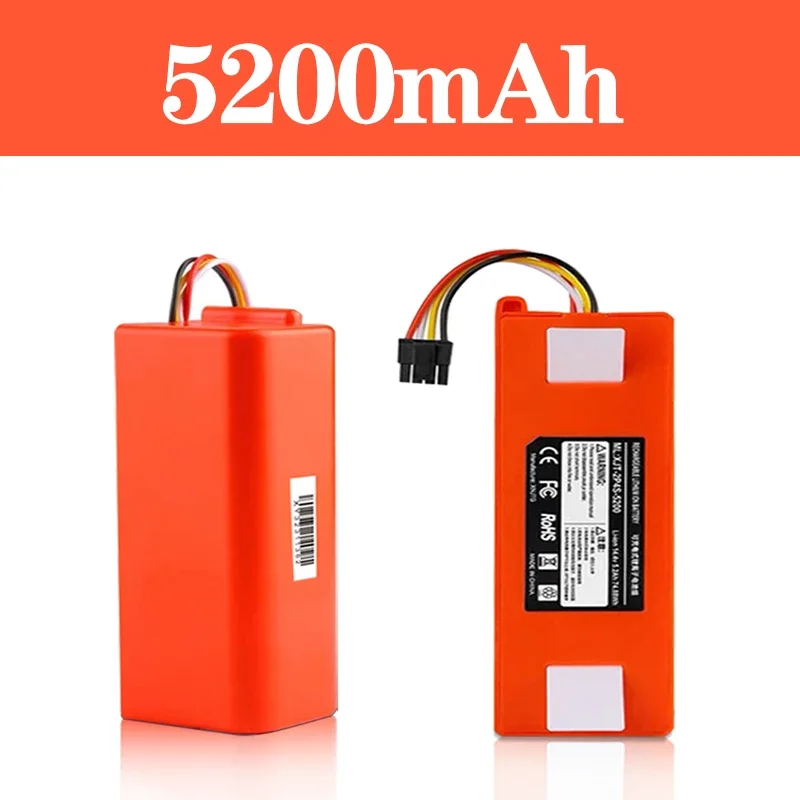 

100% Original BRR-2P4S-5200S Robotic Vacuum Cleaner Replacement Battery For Xiaomi Roborock S55 S60 S65 S50 S51 S5 MAX S6 Parts