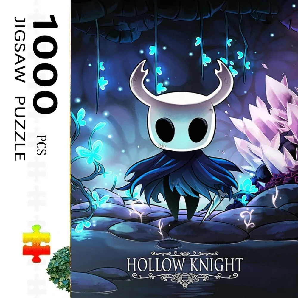 

1000 pcs Video Games Hollow Knight Puzzle Home Decor Adults Puzzle Games Family Fun Floor Puzzles Educational Toys for Kids