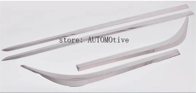 2010-2016 For Hyundai Solaris Verna  Chrome Body Molding Door Side Garnish Trim Cover Protector Guard Accent