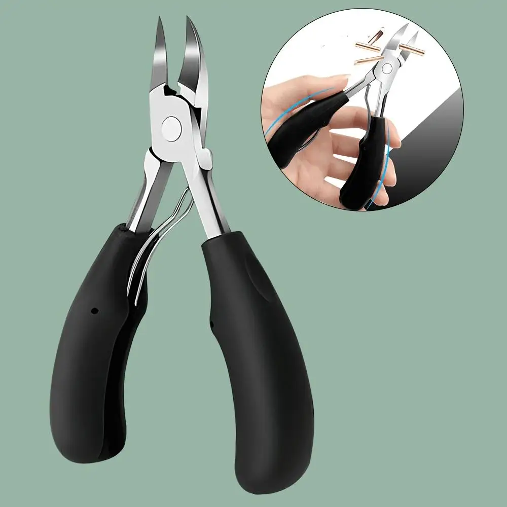 1/7-teiliges professionelles Nagelpflege-Set für eingewachsene Nägel und Zehennägel, klassischer Griff, ergonomische Nagelknipser aus Edelstahl – Detail 3