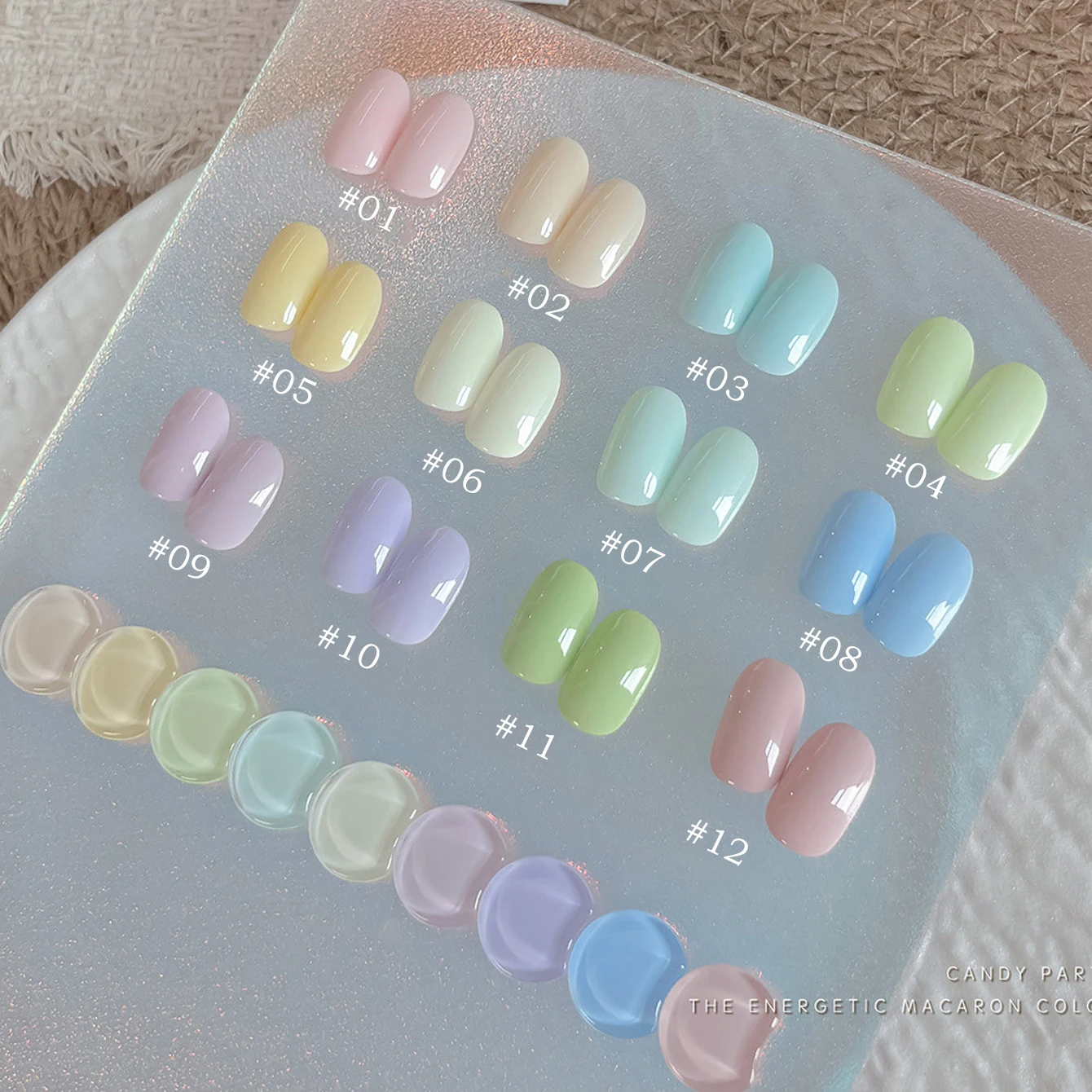 MIANEL Summer 2026 Cloud Nail Gel Brightening White Mint Green Dopamine Macaron Color for Manicure New Arrival