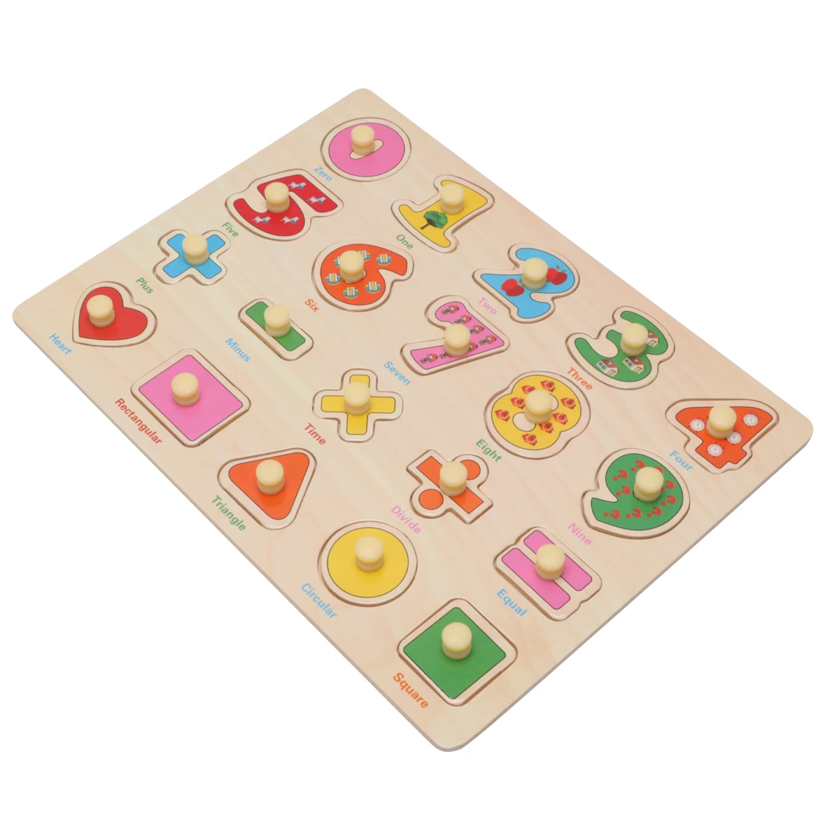 Quebra-cabeça de madeira brinquedos para crianças crianças matemática número quebra-cabeças jogos tridimensional educação inteligência desenvolvimento premium