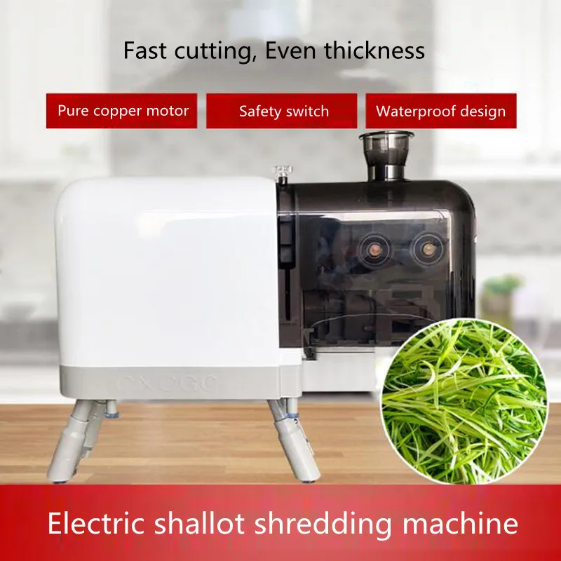 Commercial Electric Green Onion Shredding Machine Vegetable Shredder Scallion Pepper Cutter For Hotel Restaurant