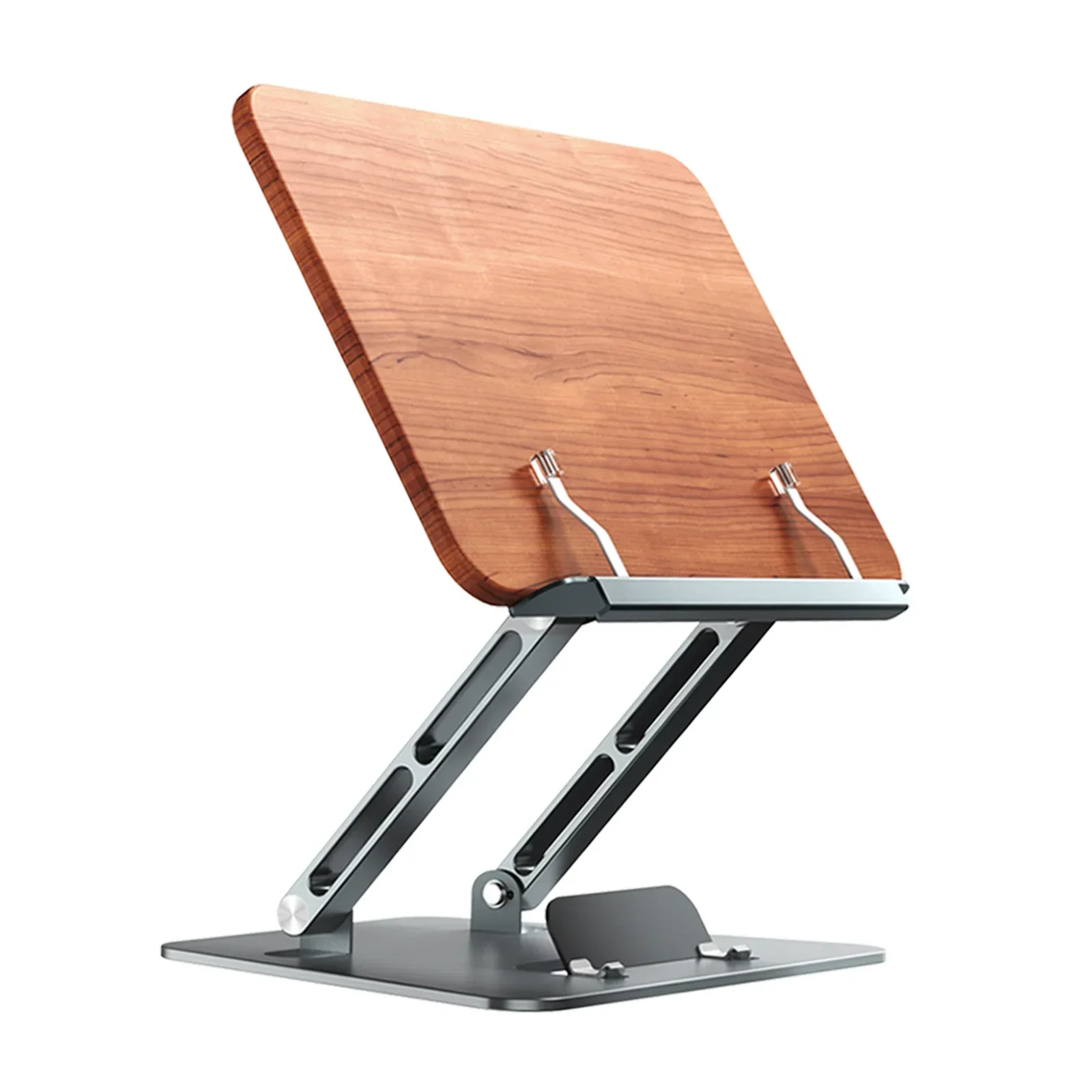 Oatsbasf Vertical Laptop Stand Adjustable Reading Book Stand Holder Foldable Notebook Stand Laptop Support MacBook Tablet Mount