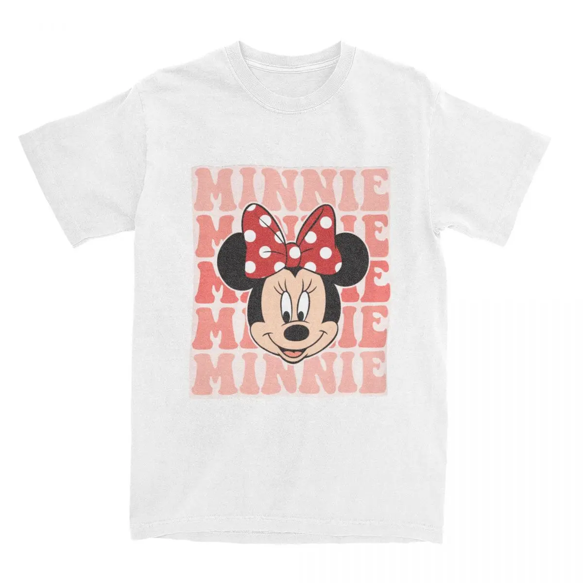 

Мужская и женская рубашка с Минни Маус, топы из 100% хлопка, футболка, винтажные футболки, Новое поступление