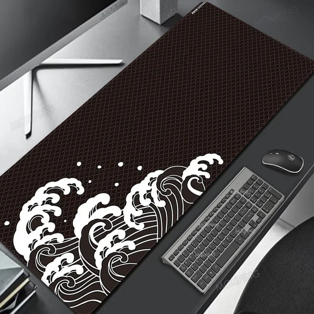 Pro Speed XXL X-Raypad Aqua Control Plus Wave Night Gaming Mouse Pad 900x400mm Non-Slip Rubber Stitched Desk Mat