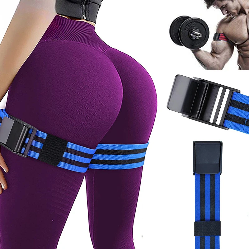 BFR Occlusion Bands Bodybuilding Resistance Bands Heavy Weight Lifting Muscle Growth Elastic for Men Women Fitness Gym Equipment