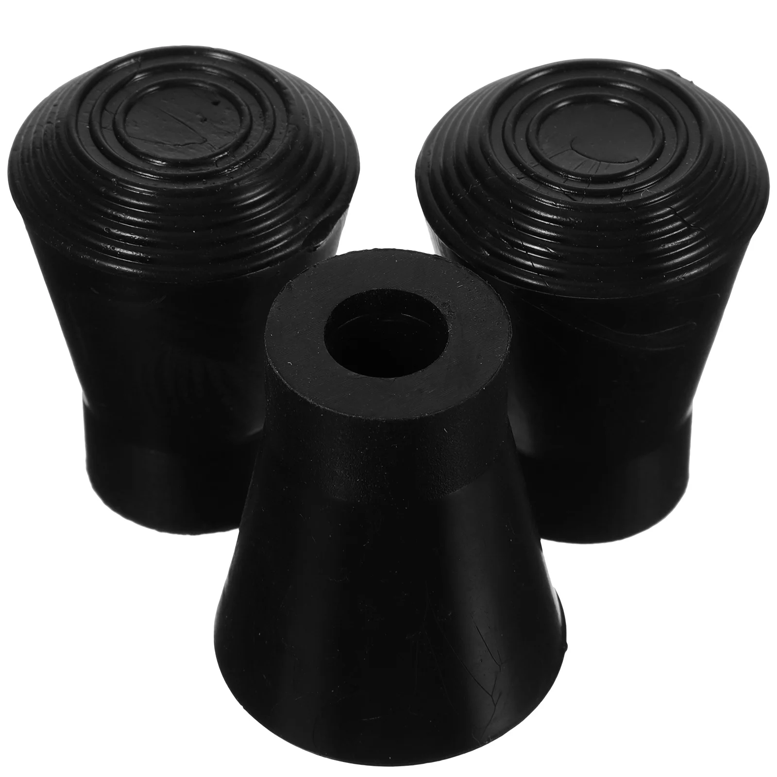 

3 Pcs Drum Pads Anti-slip Bar Stool Silicone Cover Cymbals Hardware Rubber Table Feet Stand Accessories Leg Protectors Foot