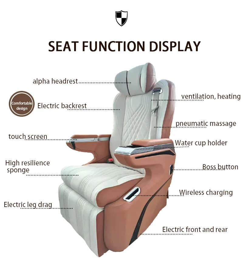 

Vip Universal Luxury Seat Car Luxury Car Seats for Sale Car Luxury Seat Electric for Lass W447