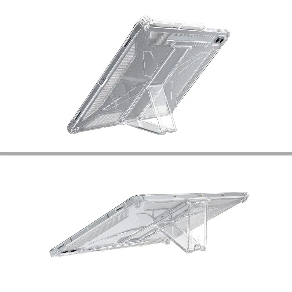 Anti-fall Tablet Stand Cover with Pen Slot Scratch Resistant Protective Case TPU Shockproof for Galaxy Tab A11/A11 Plus