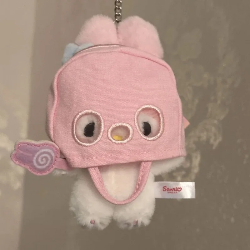 サンリオかわいいメロディーぬいぐるみかわいいヘッドセットシリーズぬいぐるみバックパックペンダントアニメキーホルダー女の子の日の誕生日ギフト