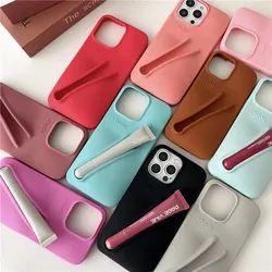 2024 Trendy Fashion Lipstick DIY Rhode Phone Case iPhone 15 14 13 12 11 Pro Max Plus Soft Silicone Portable Lipstick Color Cover