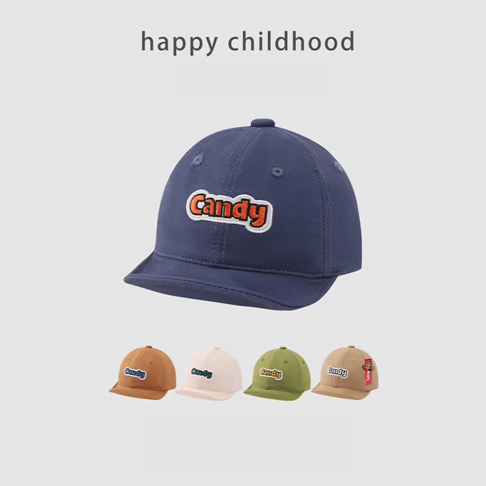 

Baby Cute Hats Spring And Autumn New Fashion Letter Soft Eaves Peaked Cap Boys & Girls Casual Baseball Caps