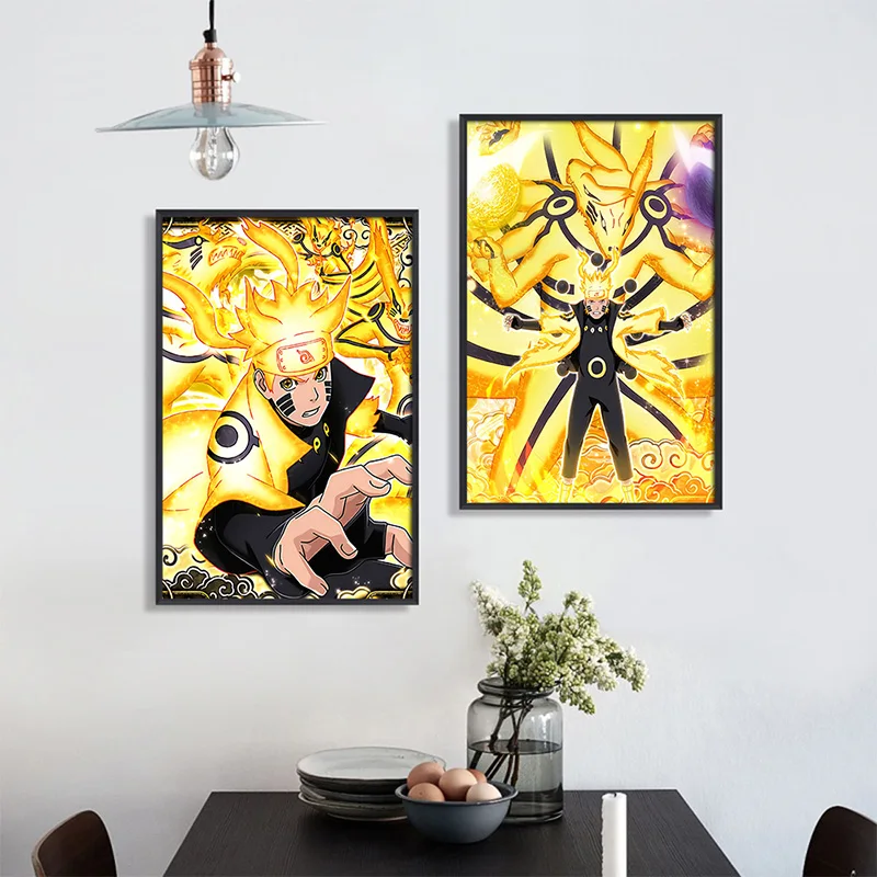Japan Classic Anime Naruto Uchiha Itachi Poster Sasuke Canvas Painting Prints Home Decoration Wall Child Room Decor Kids Gift