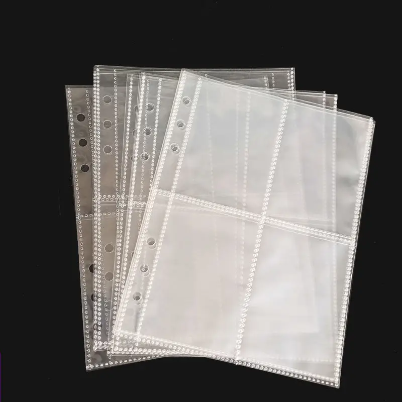 10pcs/Pack A5 Transparent Photo Album Binder Refill Inner Sleeves for Lomo Cards Photocard Game card A5 Album Binder