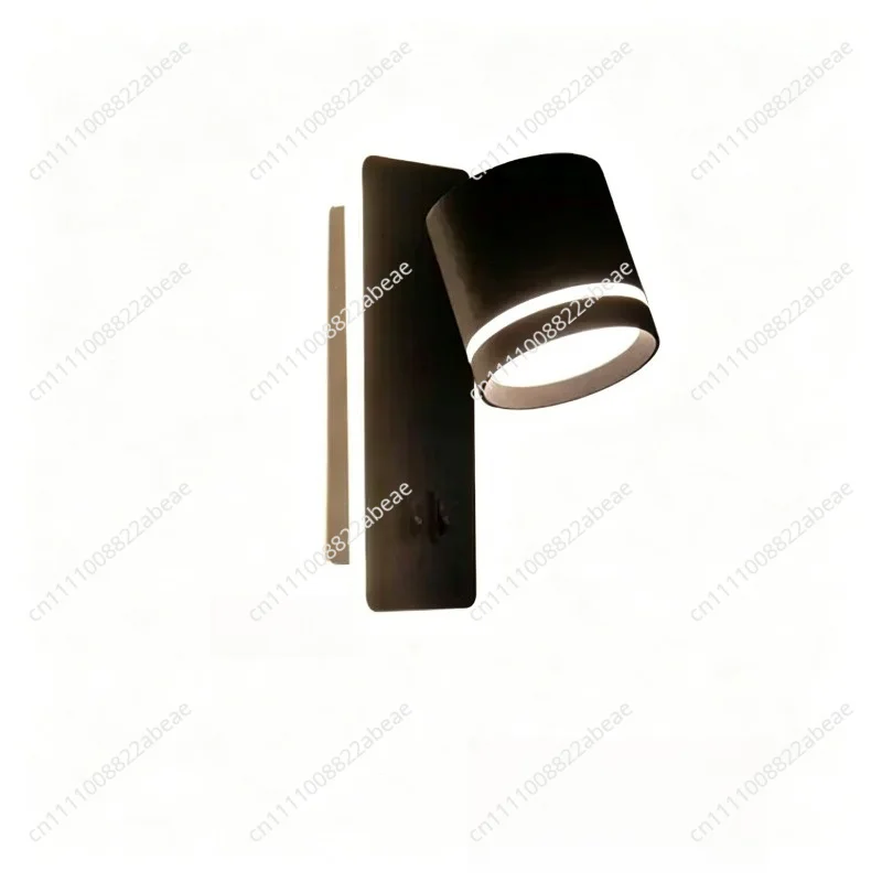 Wall Lamp Hotel Bedroom Headboard Nordic Modern Simple Minimalism Creative Rotate Reading Balcony Aisle Spotlights LED Lights