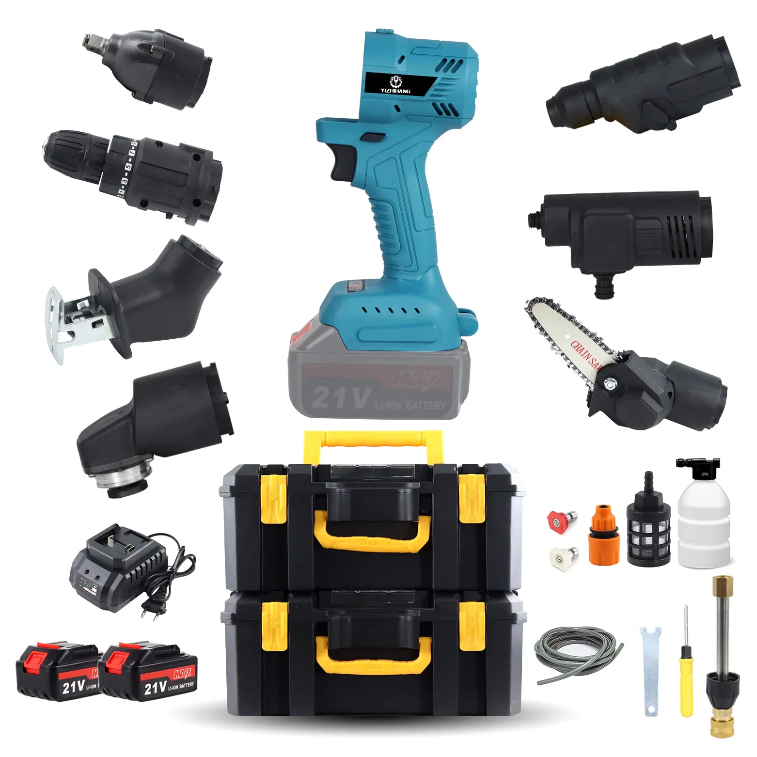 All-In-One Multi Function Herramientas Power Tools Combo Kit Cordless Powered By Makitas 18V 20V Battery Tool Sets