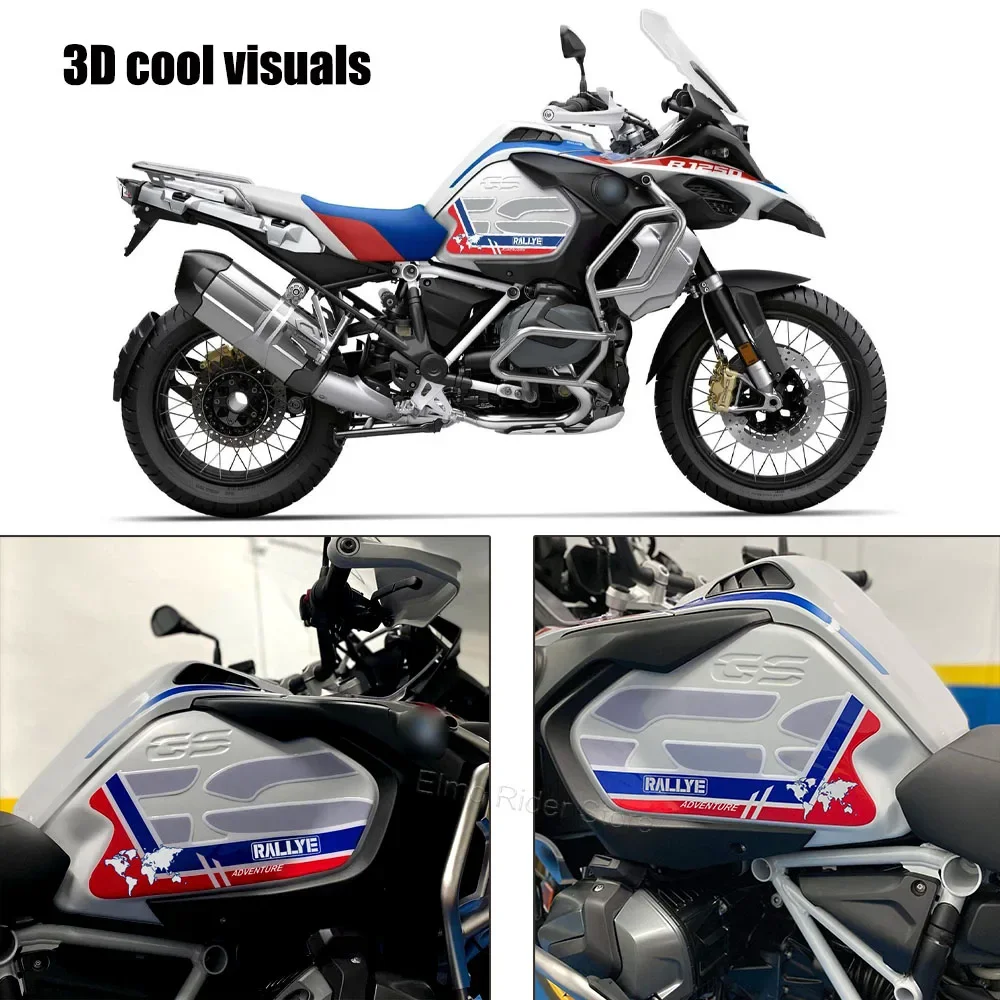 R1250GS Adv Fuel Tank Pad Waterproof Anti-scratch Motorcycle 3D Protector Sticker For BMW R 1250 GS Adventure Rallye 2022