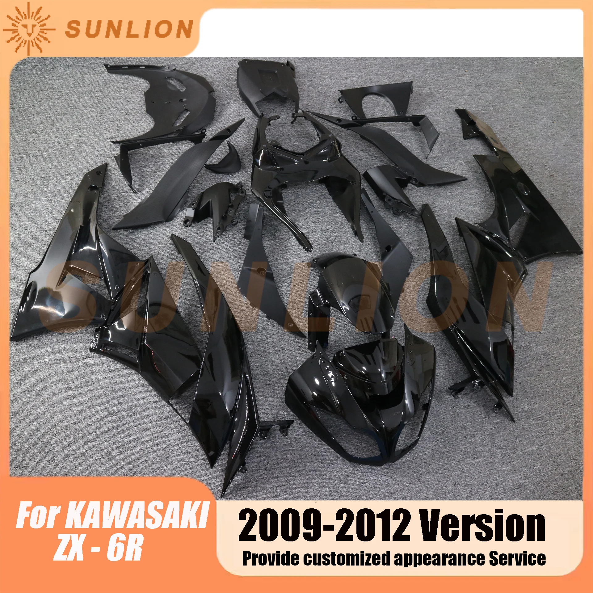 Body Full Fairing Kit For KAWASAKI NINJA ZX-6R 09-12 ZX6R ZX 6R 6 R 09 10 11 12 2009 2010 2011 2012 Fairing