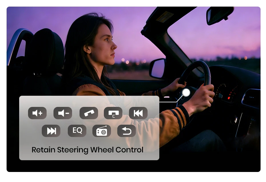 AWESAFE Android Autoradio für Peugeot 107 2005-2014 mit Wireless CarPlay und Android Auto GPS-Navigation Smart System BT FM DSP – Detail 7