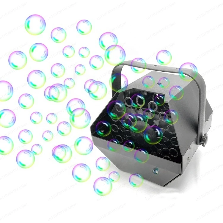 Mega Bubble Storm Whirling Effect Electric Automatic Bubble Machine With Powerful Blowerfan Abundant Bubbles Blower for Dj Stage