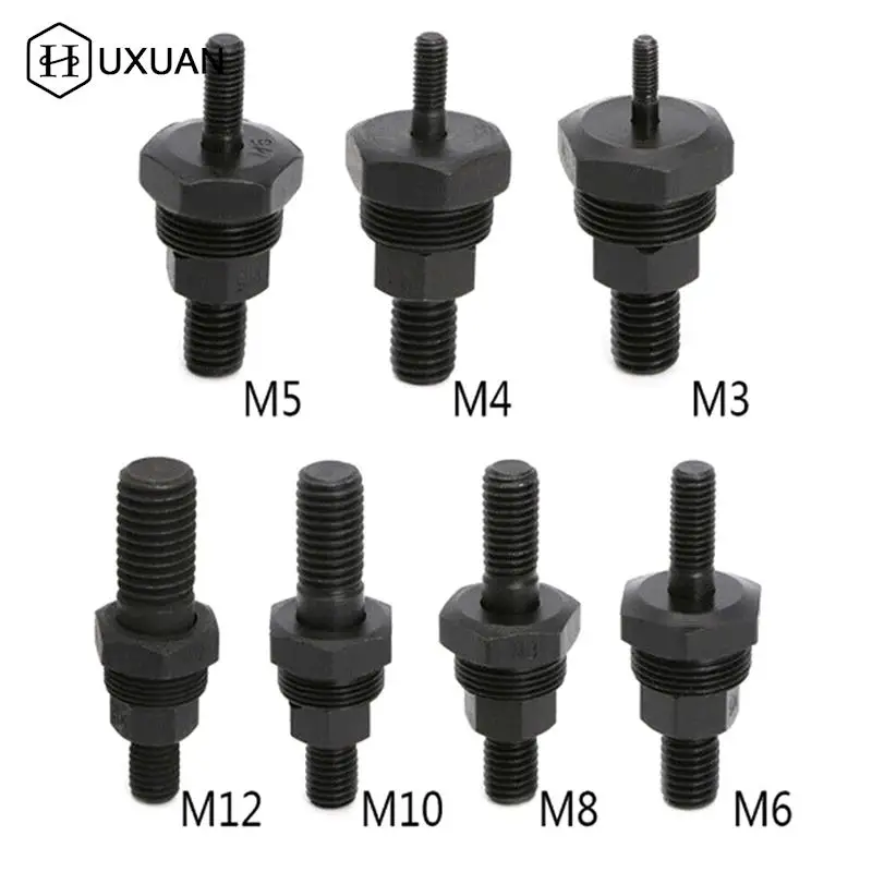 Substituição Riveter Gun Part, Mandril roscado, Mão Nut Rivet, Métrico, M3-M12, 1 Set