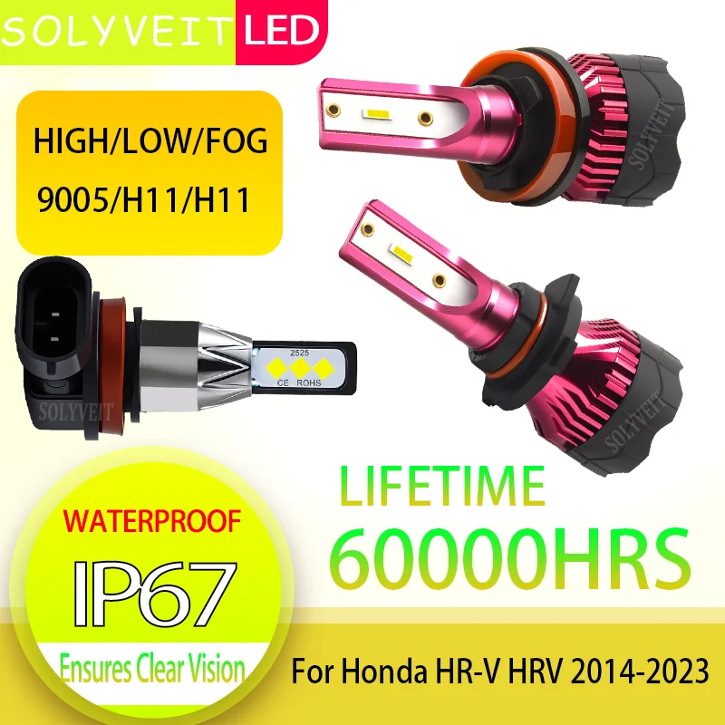 

Easy Installation Stable Lighting 9005 H11 H11 LED Headlight foglight For Honda HR-V HRV 2014 2015 2016 2017 2018 2019 2020-2023