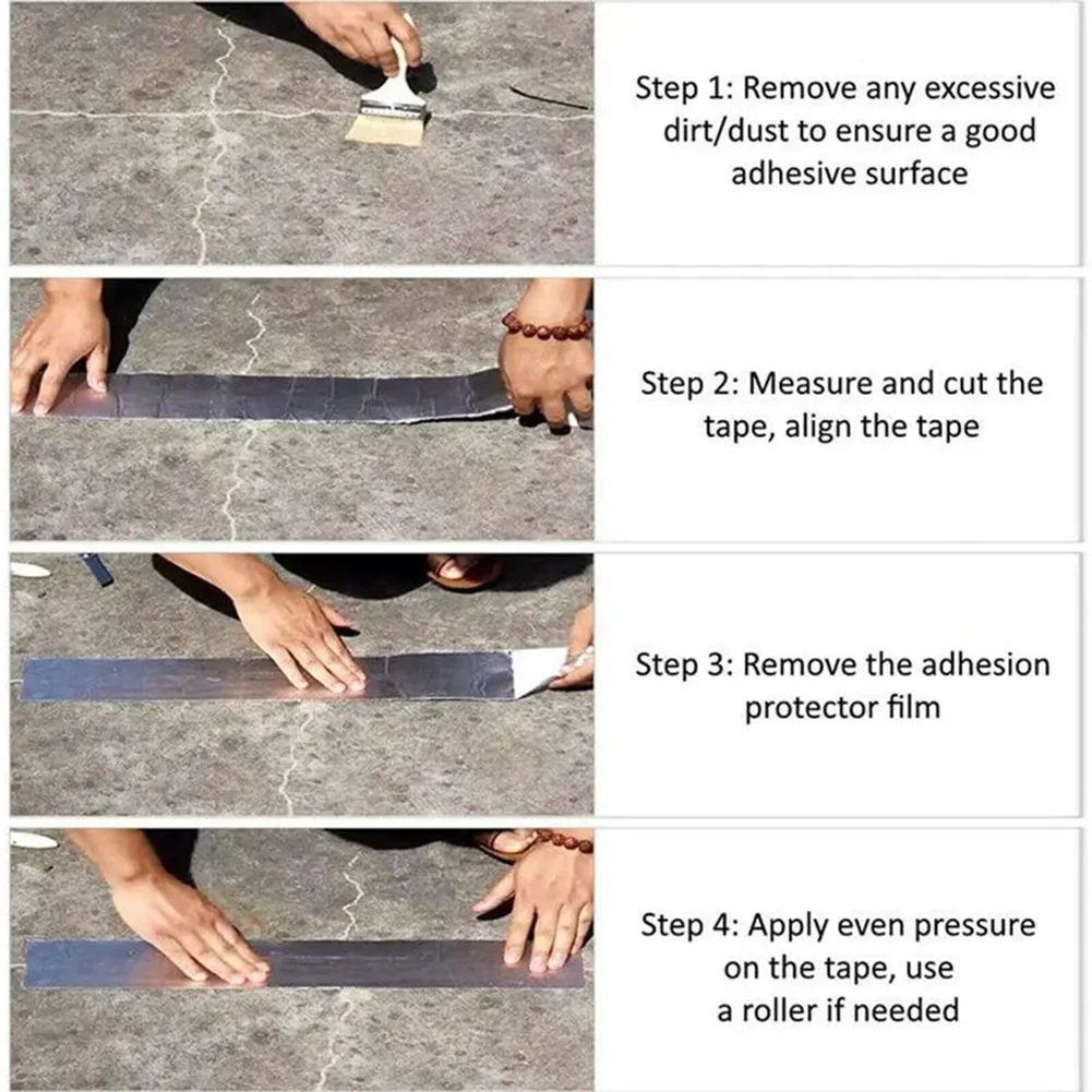 Butyl Waterproof Tape Self-adhesive Sealing Tape Butyl Patching Roof Waterproof Tapes High And Low Temperature Resistance