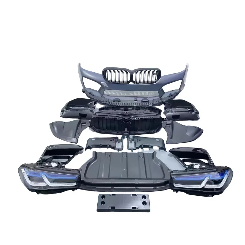 

Suitable for the 2018-2021 5 Series Plastic Material Front Bumper Kit for the 2022 M5 Includes the Blue Eyebrow Headlight