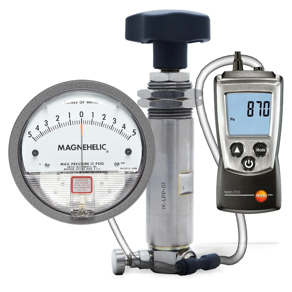 ACE Analog Low Pressure Pump Calibrator With Master Gauge