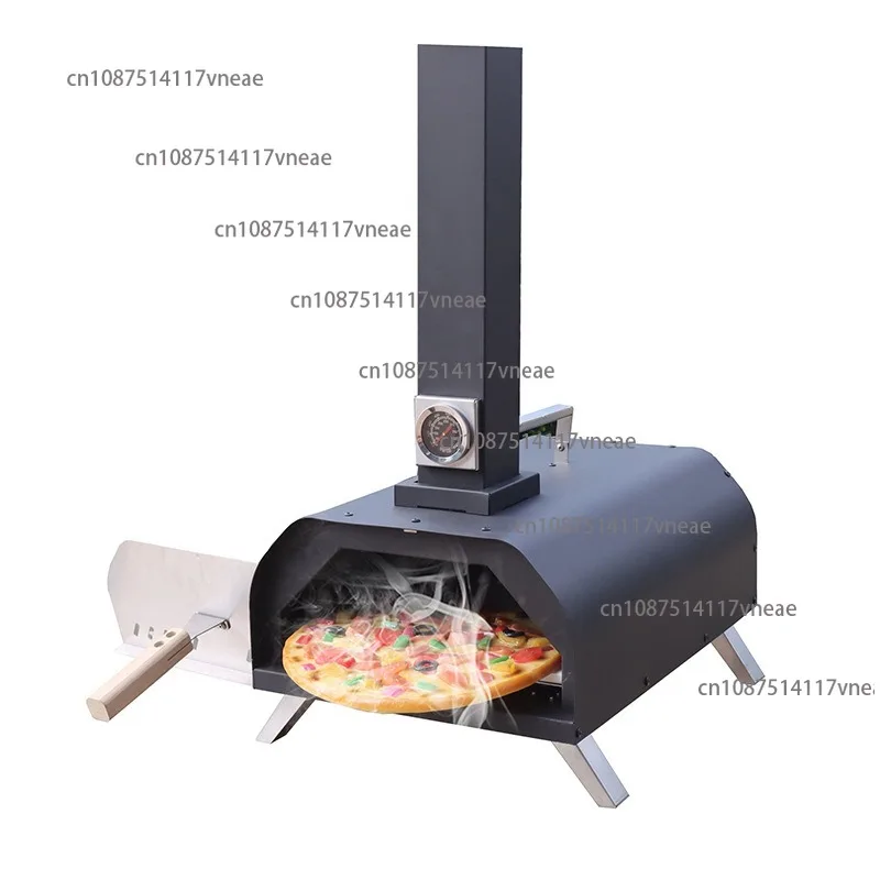 Pizza Oven with Thermometer Foldable Portable Pizza Grill Home & Commercial Use Pizza Oven
