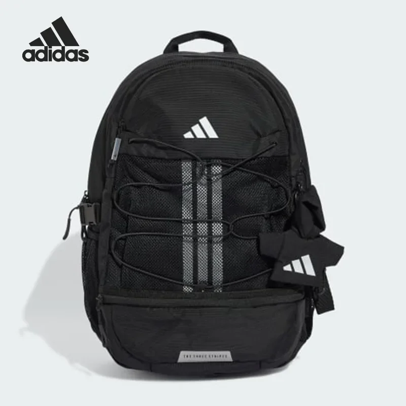 Adidas Unisex New Multi-pocket Casual Backpack, Large Capacity School Commuter Storage Bag KV6585