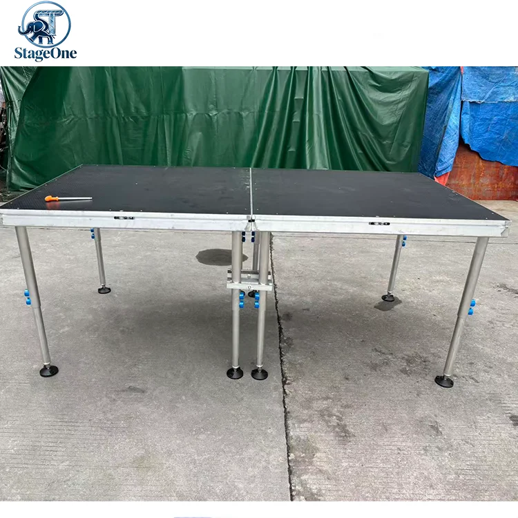 Factory Price CE/TUV Verified Band Show , Wedding Aluminum Mobile Foldable Stage