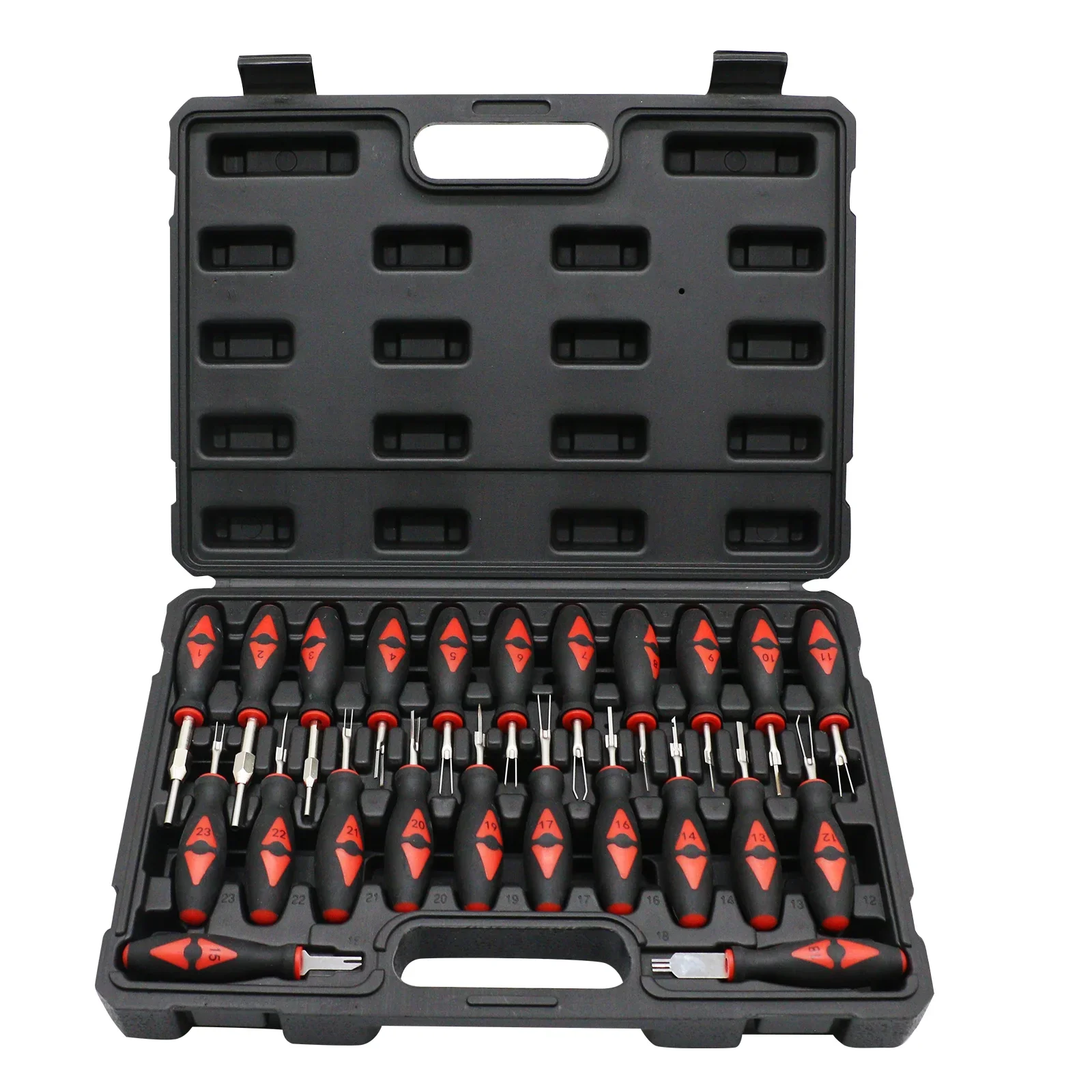 23/26 stücke Universal Terminal Release Removal Tool Set Automotive Verdrahtung Stecker Crimp Pin Extractor Für BMW Ford VW