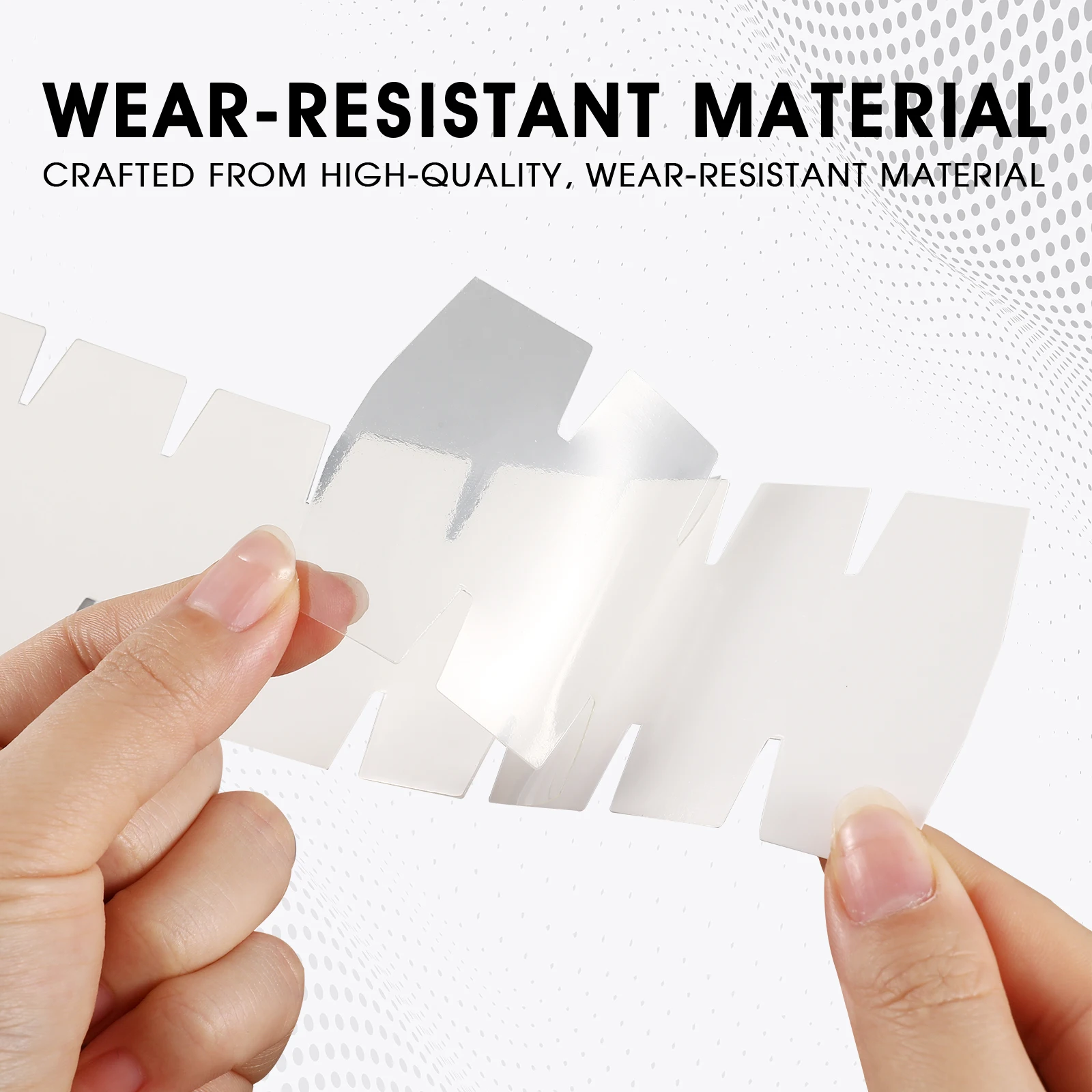 AMASPORT Transparent Padel Racket Protector Pack of 3/5,PU Lightweight Frame Tape Edge Protector Durable Padel Accesories - Image 2